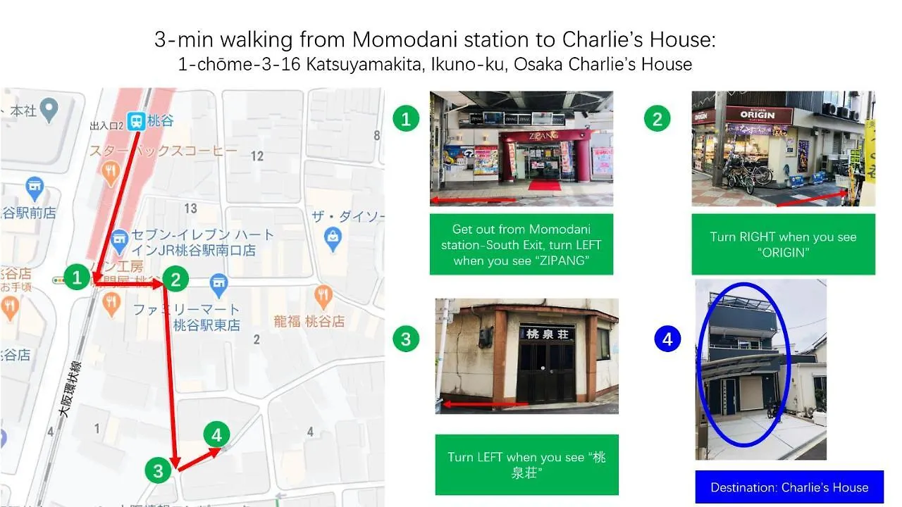 Charlie'S House Apartment Osaka 0*,  Japan